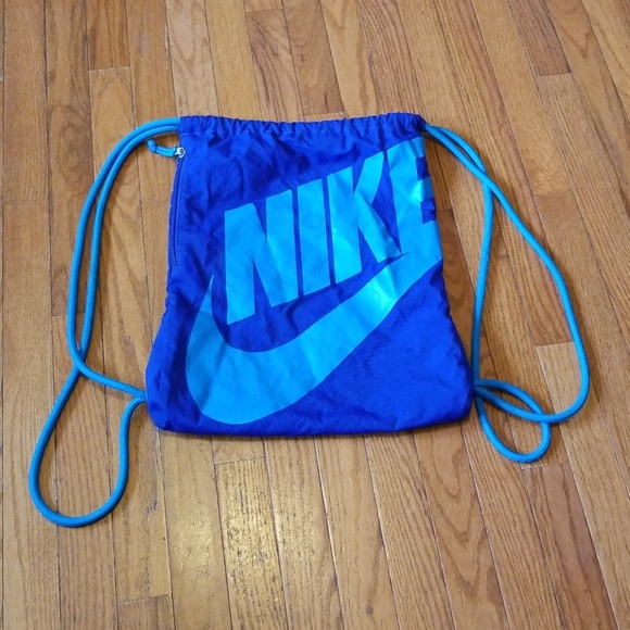 Nike Other - Nike Drawstring Backpack Blue